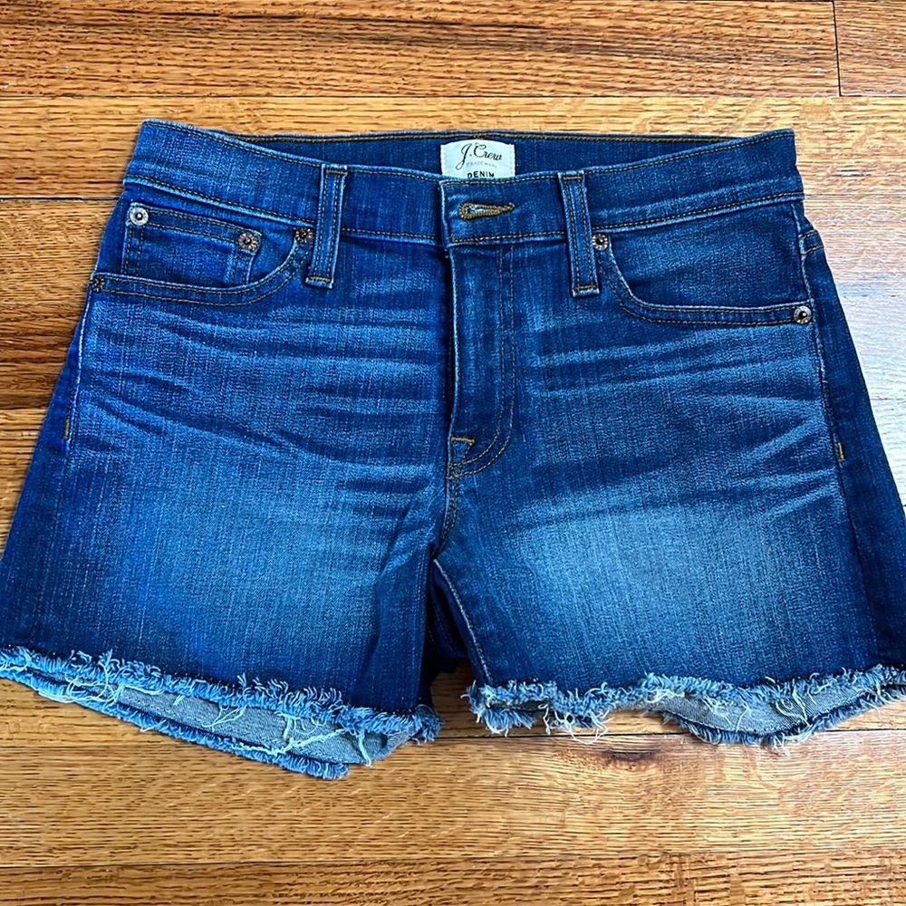 J Crew Denim Shorts Size 25 nwot